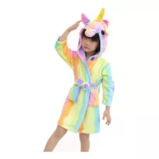 Bata Pijama Infantil Unicorn ® Unicornios Estrella Arco Iris