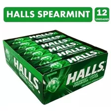 Caramelo Halls Spearmint (caja Con 12 Unidades)