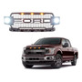 Mscara Ford F150 Tipo Raptor C/led Y Foco Gris Oscuro 18-20 Ford F-150