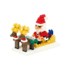 Santa Claus Y Renos - Microbloques Nanoblock