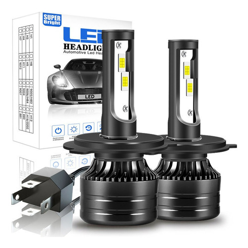 Kit Faros Luz Led H4 14000lm Para Honda Haz Alta/baja Honda FIT