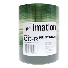 Cd-r Imation Printable Bulk X100 Unid. (imprimibles Blancos)