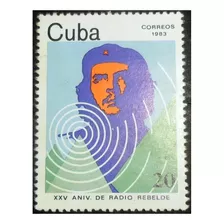 Radio Rebelde Che Guevara * Cuba 1983 Estampilla Mint