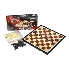 Ajedres Madera Brain Chess 18 X 18 Facil Para Llevar 