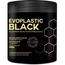 Evoplastic Black 400g Evox Renova Brilho Plasticos Externo Cor Preto