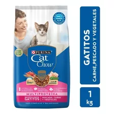 Alimento Para Gatitos Cat Chow X1kg Comida Gatos Bebes 