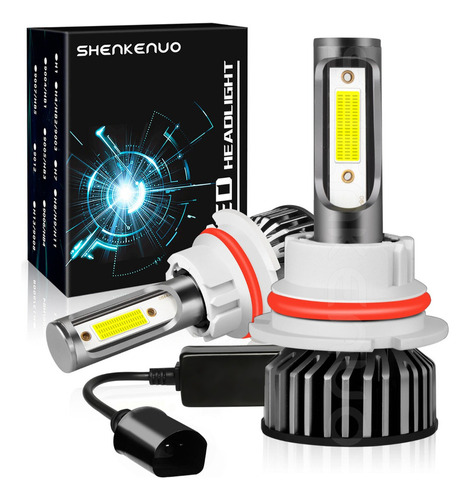 H13/9008 Faro Led Luz Alta / Baja+h10 Kit De Luz Antiniebla