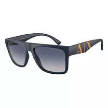 Gafas De Sol Ax4113 Armani Exchange Originales Color Azul