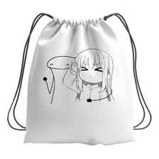 Bolsa Tipo Morral Con Cordón Material Poliéster Anime Bocchi The Rock Hitori Goto Hitoribocchi Con Trazo Meme Gorilla