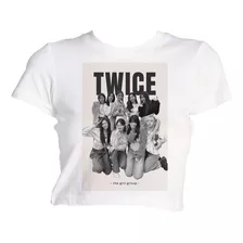 Cropped Infantil Estampa Twice 19 Kpop