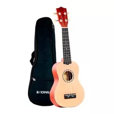 Ukelele Soprano Sonun 21'' Aloha Natural Con Funda Mlab