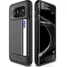 Galaxy S7 edge Case, Vrs Diseño Damda Clip Dark Silver 