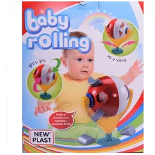 Baby Rolling Con Sopa Juego Didáctico De Encastre New Plast Color Amarillo/ Rojo