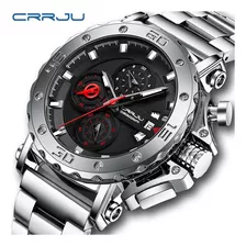 Relógios De Pulso Crrju 2294 Fashion Chronograph Com Data