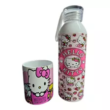 Lau Modal Taza + Botella Agua Combo Hello Kitty 