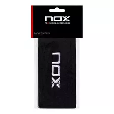 Muñequera Padel Nox Larga Logo Negro Mulnebla2udbox