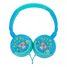 Fone De Ouvido Infantil Headphone Kids Robôs Azul Oex Hp305