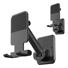 Soporte Para Telefono Movil De Pared Ajustable - Negro