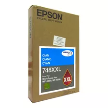 Cartucho Epson 748xxl Original Color Cian Wf 6090/6590