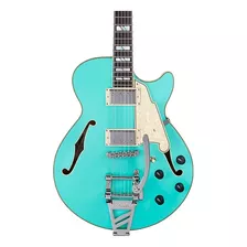 D'angelico Deluxe Ss Semi-hollow Electric Guitar With D'ange