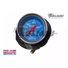 Reloj Temperatura Mecanico Caliper 4mts 52mm Fondo Celeste