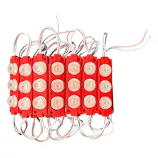 20 Módulos Tipo Chip Con 3 Leds Tipo Sombrero Luz Rojo