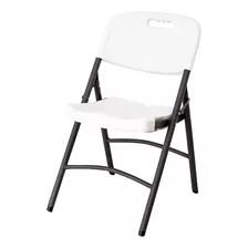 Cadeira Dobrável Até 200kg Branca Vogel360 Plástica