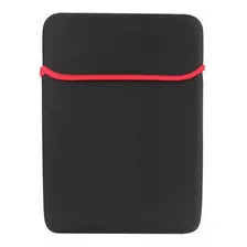 Funda Neopreno Tablet 7 Pulgadas Negro Rojo