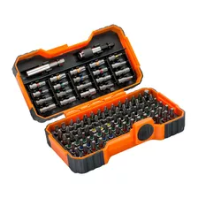 Juego Set 100 Puntas Bahco 1/4'' Plano Philips Pz Torx Hex Caja Estuche