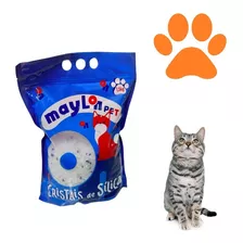 Areia Sanitária Cristais Sílica Em Gel 1,5kg Maylon Pet Gato