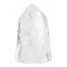 Ponta De Cristal Pedra Natural Quartzo Polida Cristal