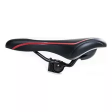 Selim Banco Bike 280 X 170 Mm Com Carinho Mtb Selle Royal Cor Preto/vermelho