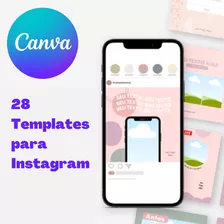 Pack Canva 28 Templates Para Feed Instagram