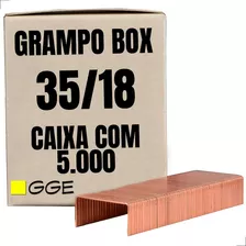 Grampos Box 35/18 Para Fechar Caixa De Papelão Cx C/ 5.000 