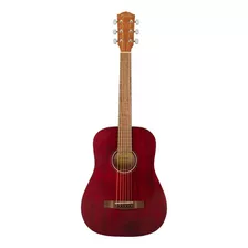 Guitarra Acústica Infantil Fender Fa-15 Para Diestros Red