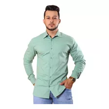 Camisa Masculina Social Slim Adulto Promoção