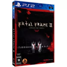 Fatal Frame 2 Crimson Butterfly P/ Ps2 Slim Bloqueado Leia D