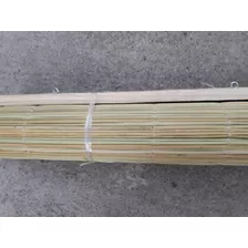 Estera De Junco Con Madera Para Colgar De 1.50mt Por 2mts 