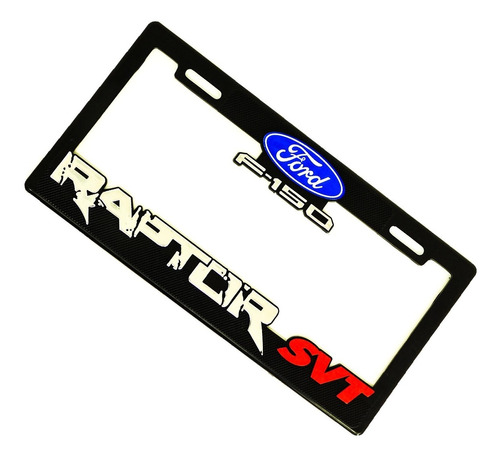  Portaplacas Premium Ford Raptor Juego 2 Piezas Foto 4