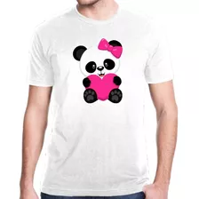 Camiseta Estampa Animais Urso Panda Fofo 87