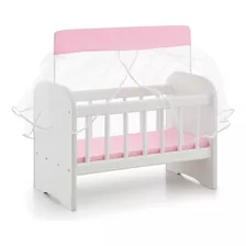 Berço De Boneca Com Enxoval Rosa | Reborn Menina