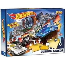 Quebra-cabeça - 24 Peças - Hot Wheels Cart - Fun Divirta-se