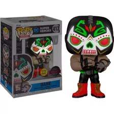 Funko Pop! Bane Dia De Muertos #412 Glow Exclusivo Dc