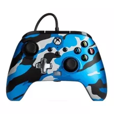 ..:: Control Alambrico Xbox Series X | S ::.. Camo Azul Gw