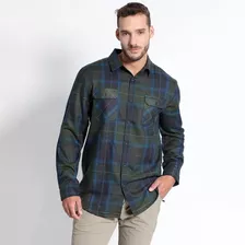 Camisa Hombre Leñadora Kannu Verde