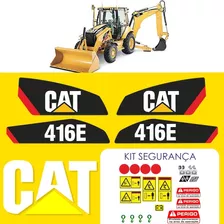 Adesivos Caterpillar 416e Para Máquinas Pesadas