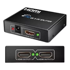 Splitter Hdmi Con Salida De Dos Puertos 1x2, Resolucion 4k