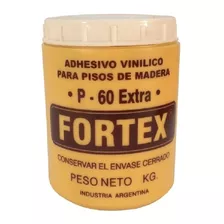Cola Adhesivo Para Piso Madera Parquet Fortex P60 X 1 Kg