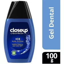 Pasta De Dentes Close Up Liquid Fresh Ice Gel 100g C/ Nota