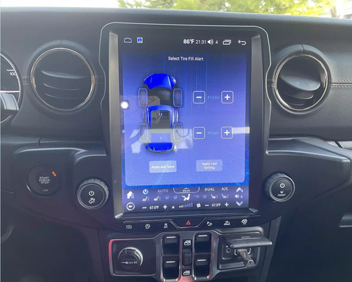 Android Stereo Radio Para Jeep Wrangler 2018-2022 4+64g 12.1 Foto 7